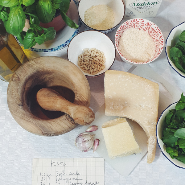 How to make Nonna Amalia’s Ligurian basil pesto